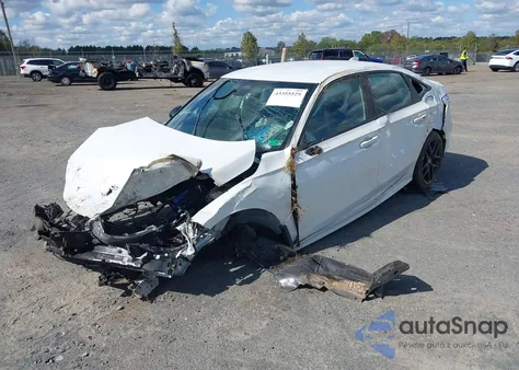 2022 Honda Civic Sport из США, поврежденный, VIN 2HGFE2F57NH525491